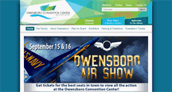 Desktop Screenshot of owensborocenter.com